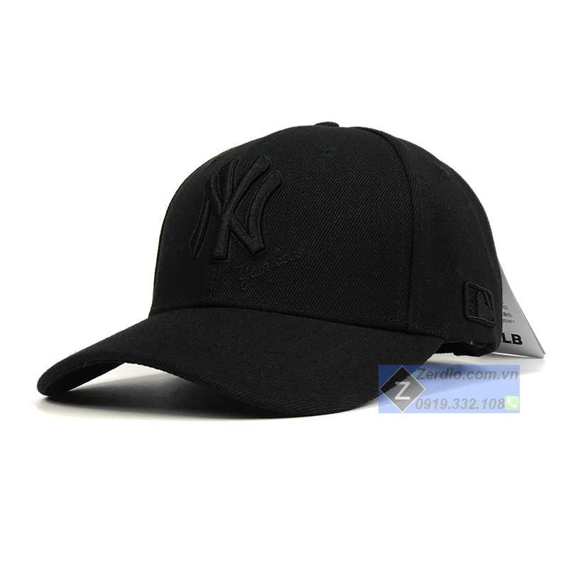 Nón kết Ny M127 đen cho nam và nữ full tem tag