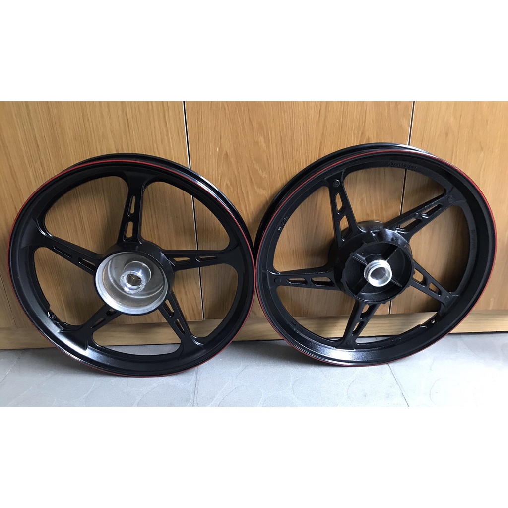 MÂM VÀNH ĐÚC 5 CÂY LỚN CHỈ ĐỎ ZIN YAMAHA SIRIUS JUPIPTER TAURUS ĐÙM GẮN ZIN THEO XE KHÔNG CHẾ CHÁO