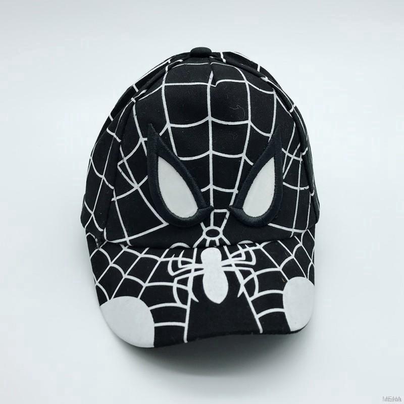 Mũ lưỡi trai hoạ tiết nhện cho bé