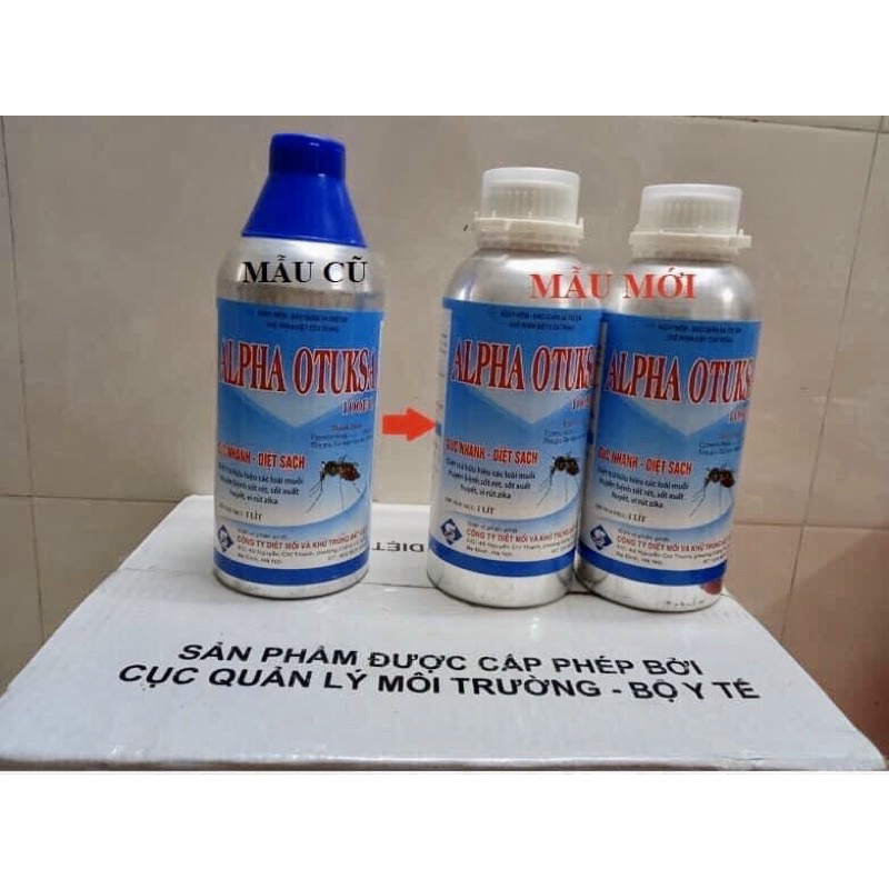 Thuốc muỗi nhúng màn gấp đôi hàm lượng alpha otuksa 100EC