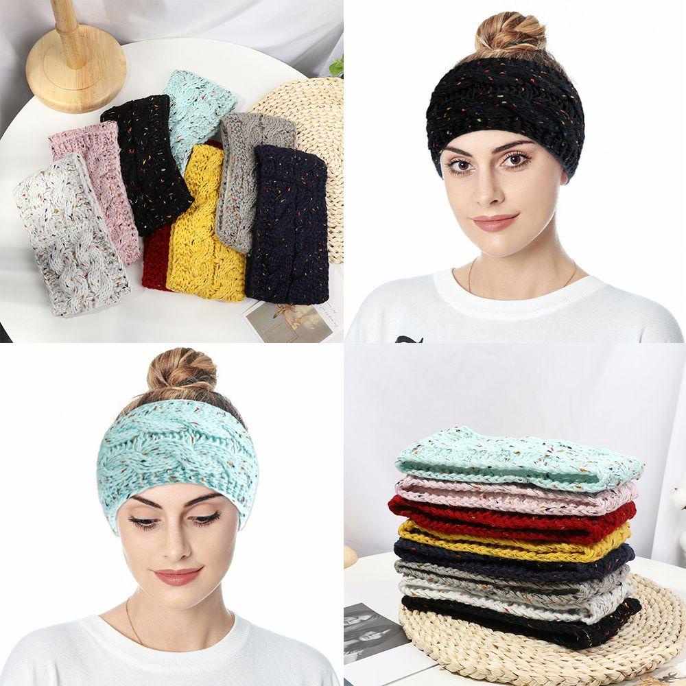 SUMU Băng Đô Dệt Kim Co Giãn Mềm Mại Đính Hoa Đáng Yêu Thời Trang