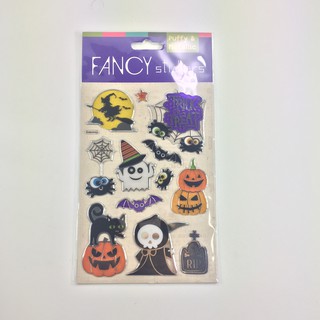Sticker dán kim loại bạc 4 mẫu halloween ubl uh01431