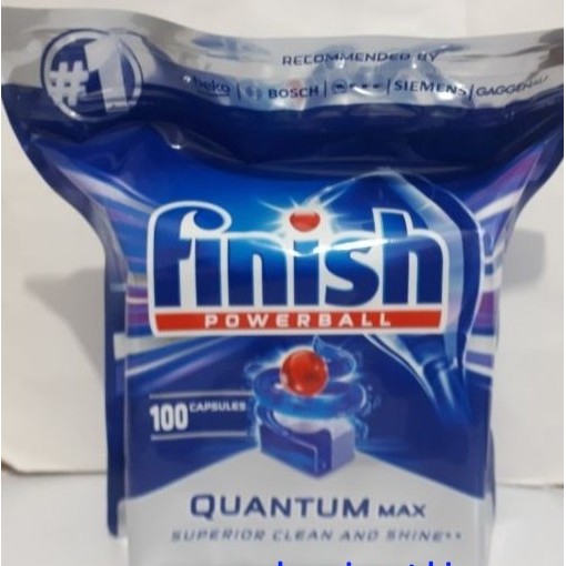 100 Viên rửa bát finish quantum max 14 in 1
