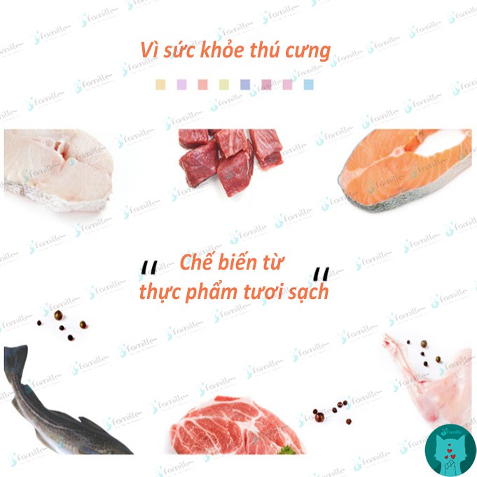 [CAT ONLY]Treat Thưởng Cho Mèo JFamille, Snack Hải Sản Nướng, Kích Thích Vị Giác, Hỗ Trợ Tiêu Hóa Tối Ưu. Gói 25gr. JF44