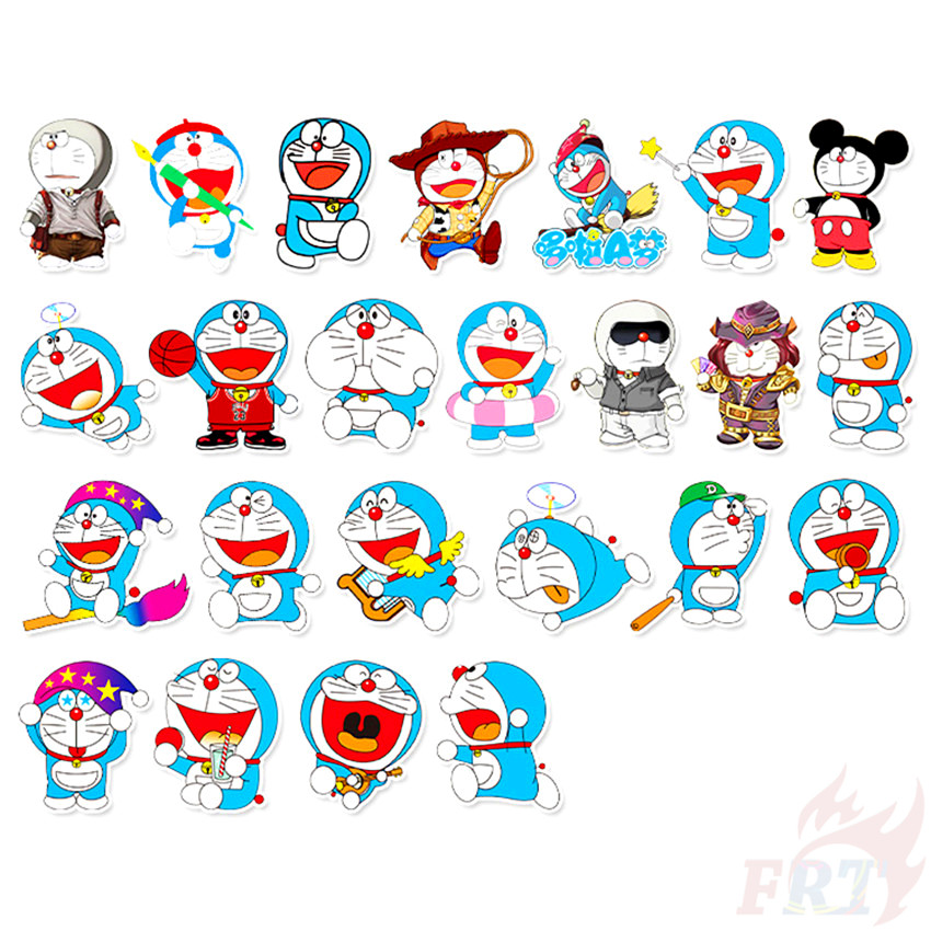 ❉ Doraemon - Series 05 Anime Stickers ❉ 52Pcs/Set DIY Fashion Luggage Laptop Skateboard Decals Doodle Stickers