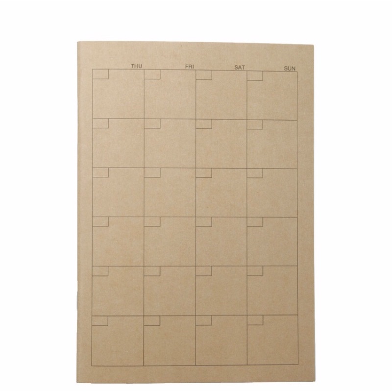 SỔ TAY THEO THÁNG A5 32 TRANG