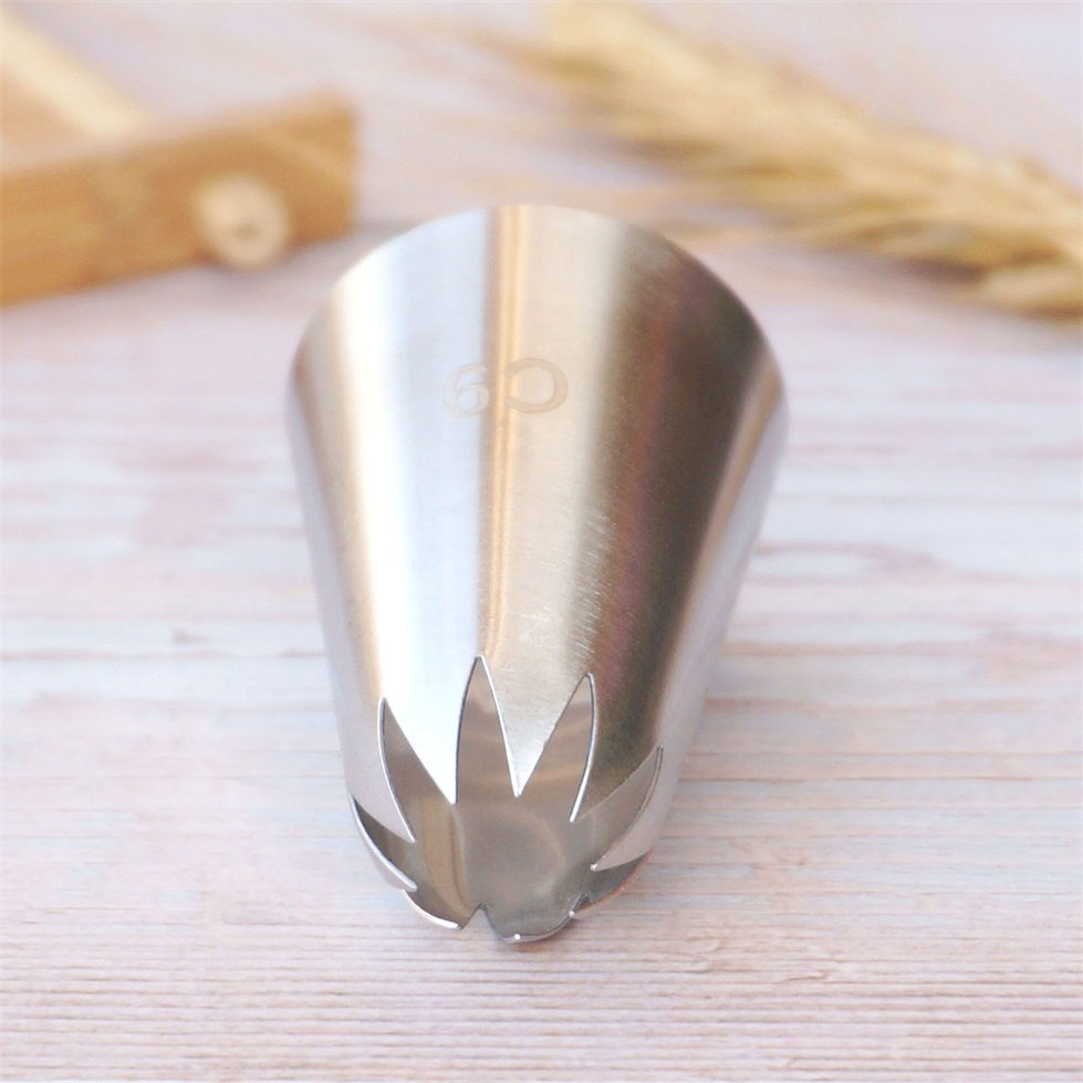 #Đuôi Bắt Bông Kem Bằng Thép Không Gỉ C9 9 Răng