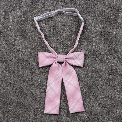 [Cô gái tâm sự Nhỏ] đồng phục JK chính thống Nhật Bản Tie Áo sơ mi cà vạt màu hồng váy nơ hoa