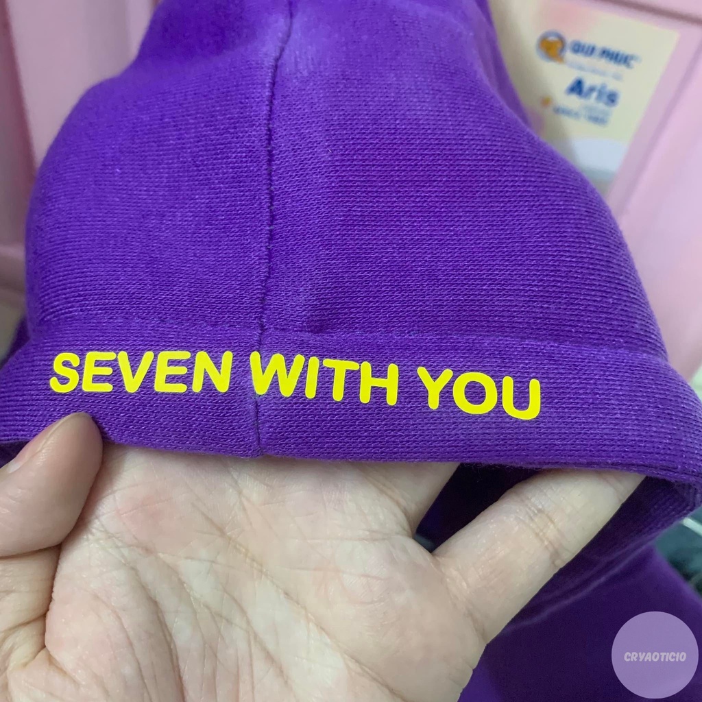 CÓ SẴN Áo hoodie Jimin BTS tím You Never Walk Alone chất nỉ unisex cryaotic10