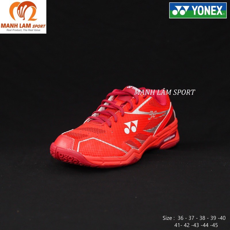 1 [Giày cao cấp] Giày cầu lông Yonex SHB56 Đỏ chính hãng, êm chân, bám sân, bảo hành 2 tháng, 1 đổi 1 trong 7 ngày 3