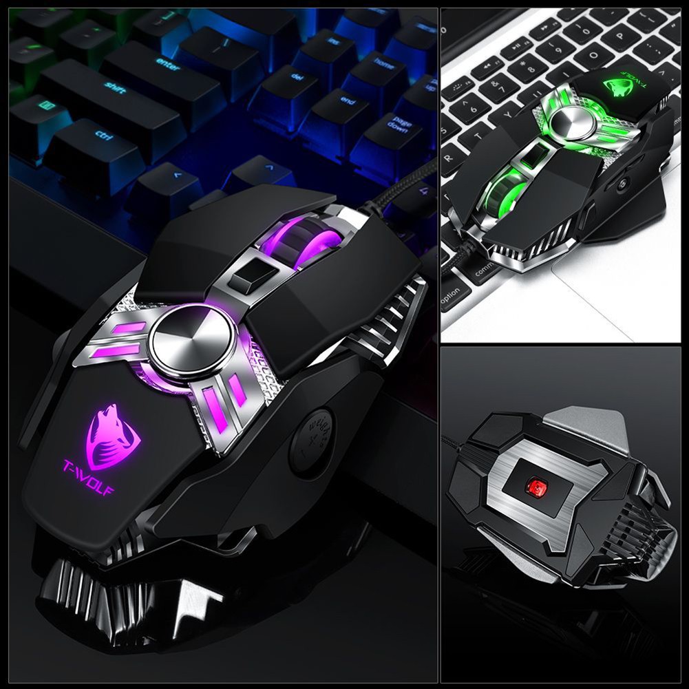 Chuột có dây USB T-WOLF V10 GAMING | Shopee Việt Nam