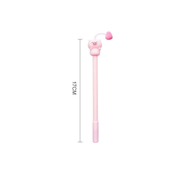Bút Bi Ngòi 0.5mm Mực Đen Kiểu Dáng Hoạt Hình Dễ Thương Cho Học Sinh