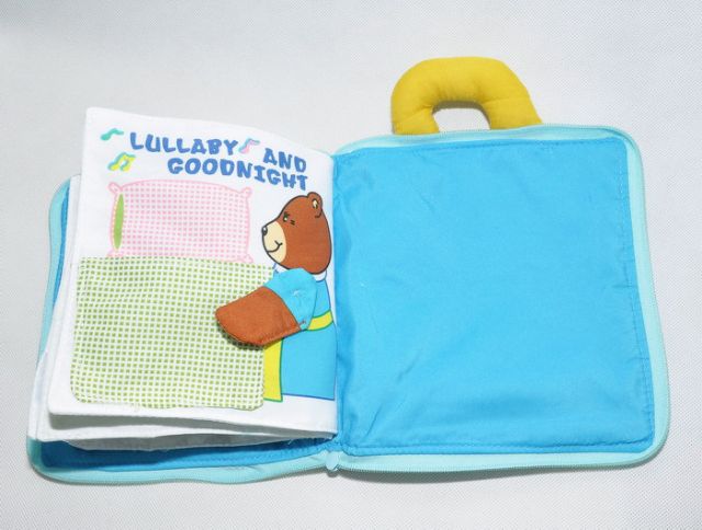 Sách Vải Kỹ Năng Lullaby And Goodnight An Toàn Cho Bé Tương Tác Minakids SV13