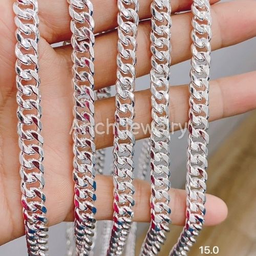 Dây chuyền nam bạc sợi to 15 chỉ - bạc ta s99, Anchi jewelry
