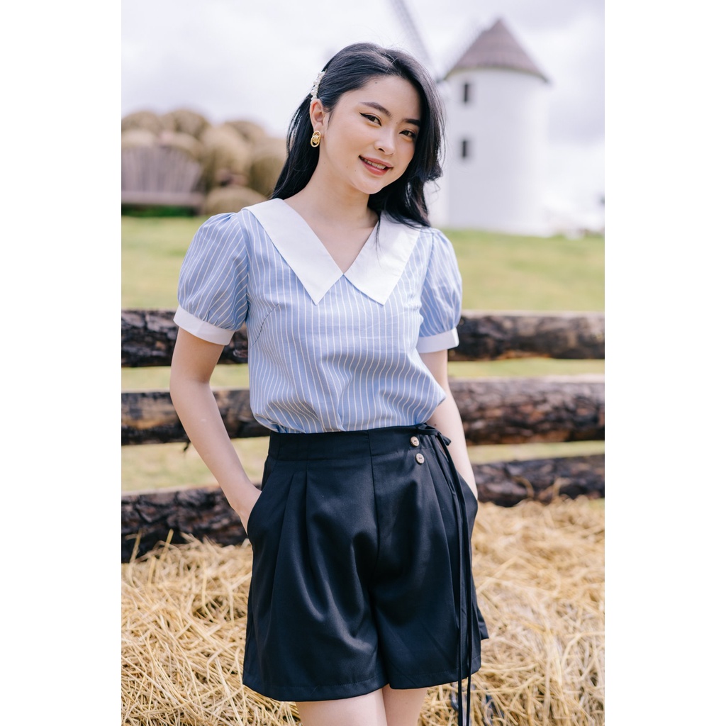 MINX - Áo Aster Contrast Collar Blouse