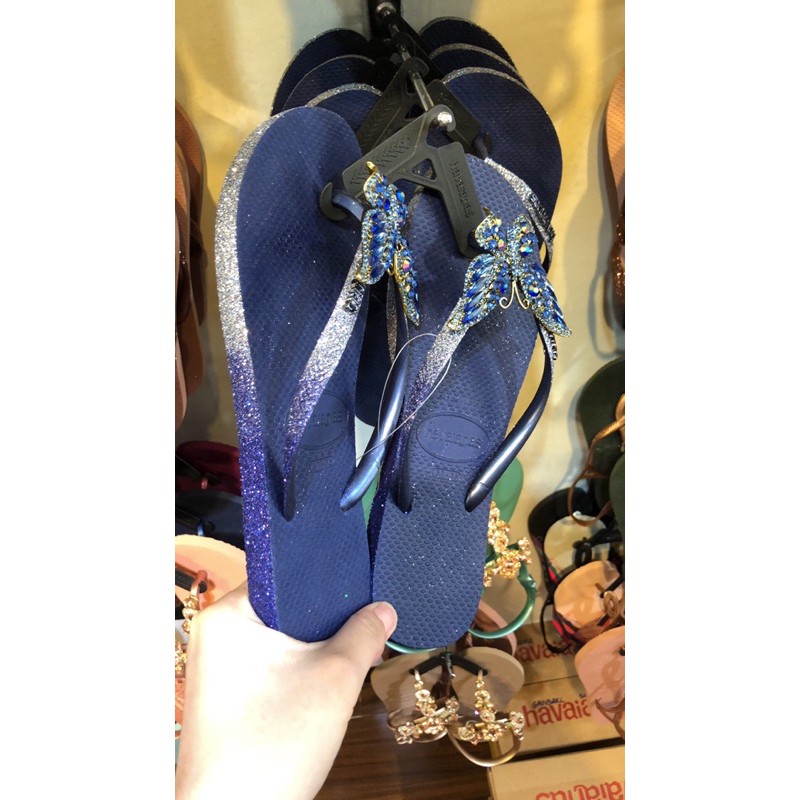 Kim tuyến ombre xanh havaianas