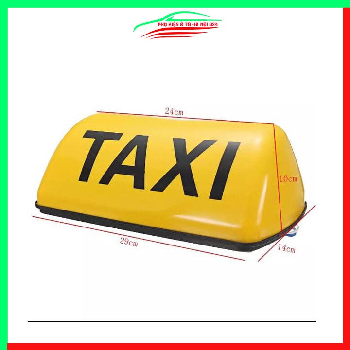 Mào taxi có đế nam châm có đèn kích thước 29cmx10cmx13cm
