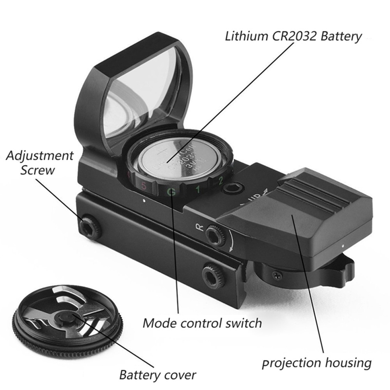 Ống Ngắm Chấm Đỏ Holographic 11mm Sight 4 Reticlex