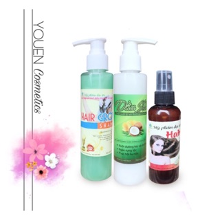 Combo tinh dầu bưởi, dầu gội bưởi, dầu xả dừa