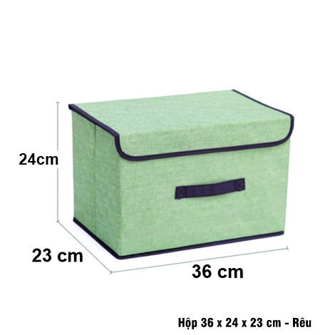 Hộp Vải Đa Năng Đựng Quần Áo ,Đồ Lót Combo 2 Thùng Đựng Đồ Đa Năng Có Lắp Đậy Tiện Lợi