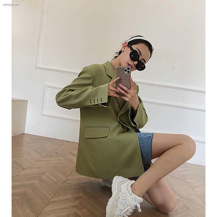 Áo khoác vest dáng rộng thanh lịch thời trang xuân thu 2021 cho bạn gái | BigBuy360 - bigbuy360.vn