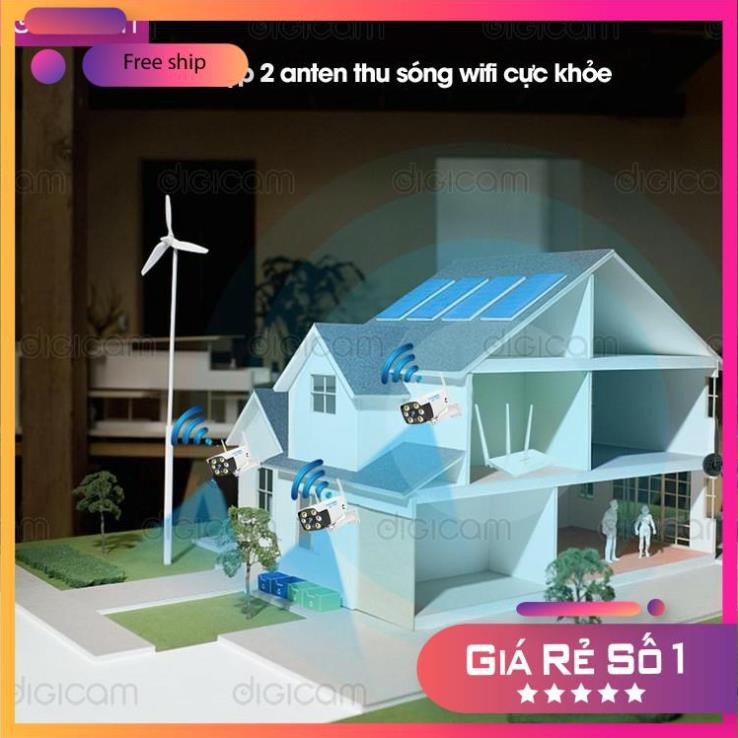 [Bán Sỉ - FreeShip] Camera YooSee ngoài trời Siêu nét 2.0mpx 1080P - 2 Anten W26s | BigBuy360 - bigbuy360.vn
