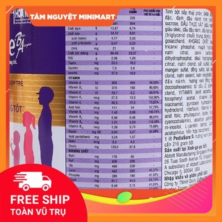 Sữa bột Pediasure 850g Vani