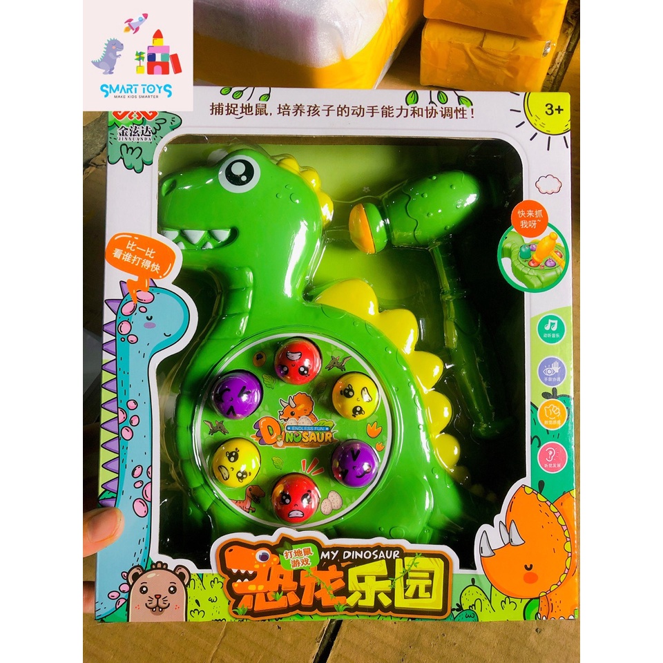 Đồ Chơi Đập Chuột Thỏ, Khủng Long Có Nhạc Cho Bé