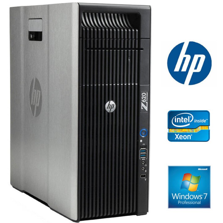 Máy tính HP Z620 Dual CPU Xeon 32 - 40 luồng chuyên xử lý đồ họa nặng, game thủ, thiết kế xây dựng