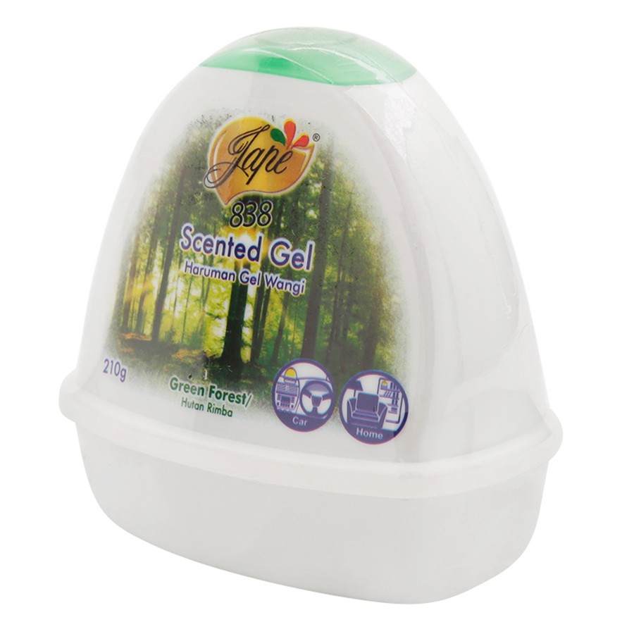 Sáp Thơm Khử Mùi Jape 838 Thơm Lâu Mùi Nhẹ Nhàng Tự Nhiên - Hương Green Forest - 210g