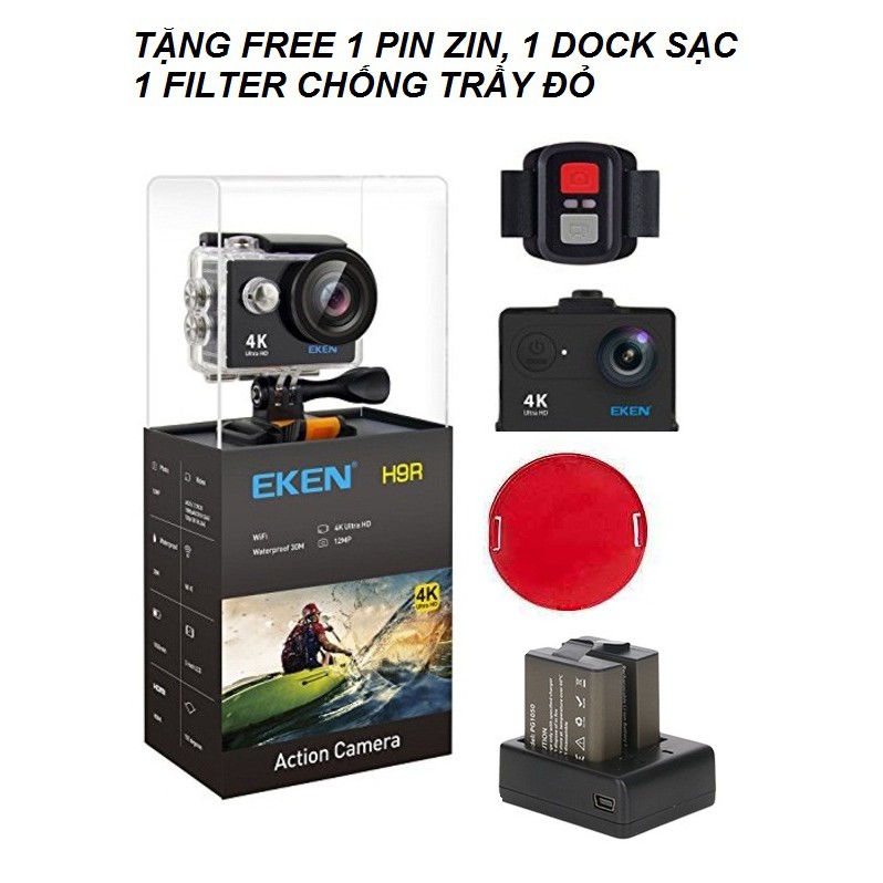 Camera EKEN H9R V8.0 4k WIFI bản mới nhất | BigBuy360 - bigbuy360.vn