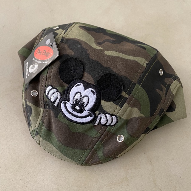 Nón beret jean chú chuột MICKEY cho bé trai 2-5 tuổi