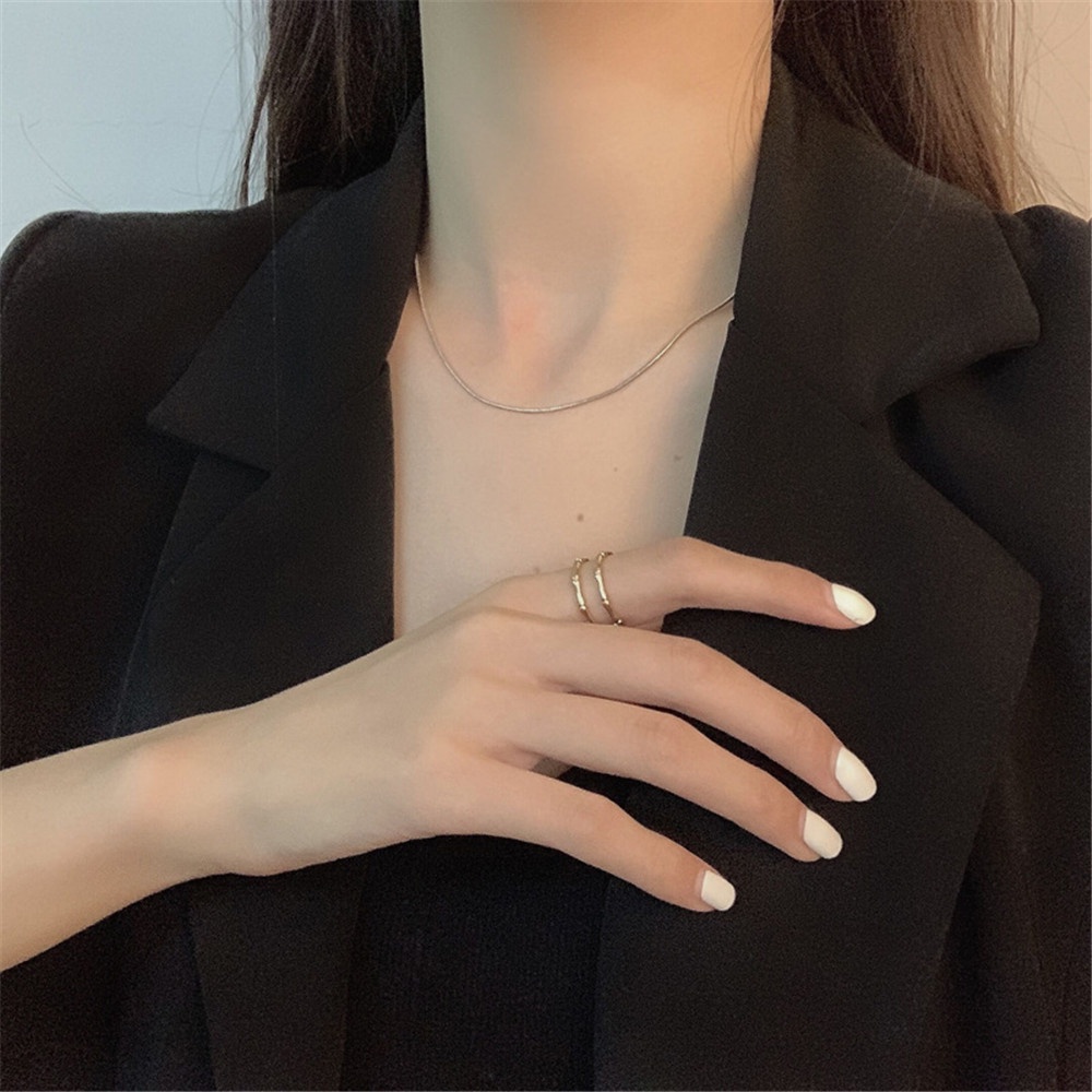 Vòng cổ sợi xích thiết kế đơn giản thời trang sang trọng
