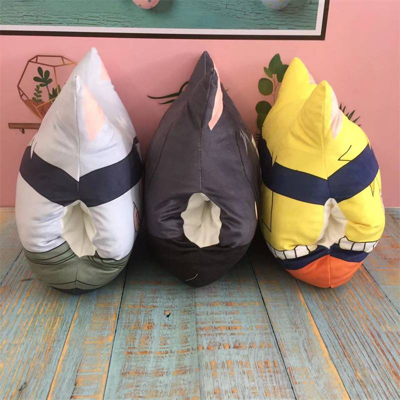 Gối nhồi bông hình nhân vật Uchiha Itachi Hatake Kakashi 30cm