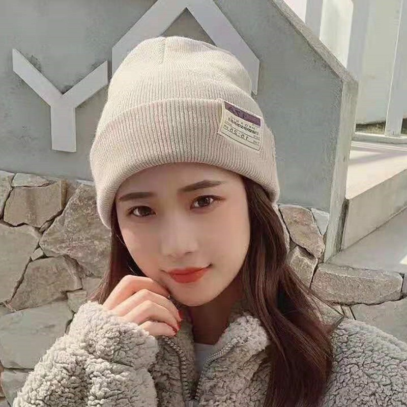 Mũ beanie dệt kim thời trang mùa đông cho nam nữ