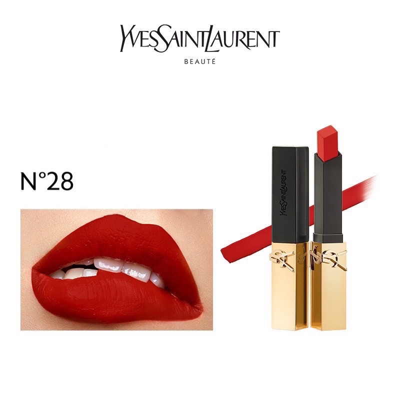 Son YSL Rouge Pur Couture The Slim màu 1966 - Đỏ đất