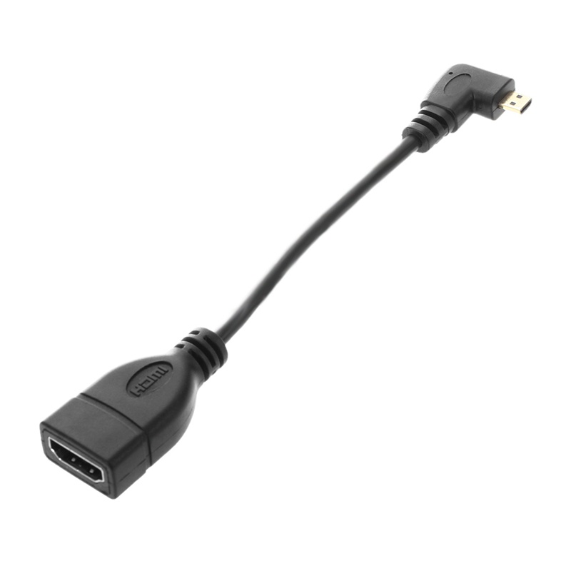 Dây cáp chuyển đổi 90 độ micro- HDMI dài 17cm