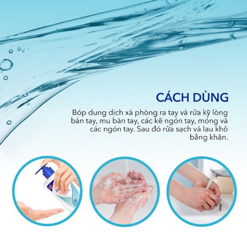 Nước rửa tay Sefeguard trắng tinh khiết 450ml