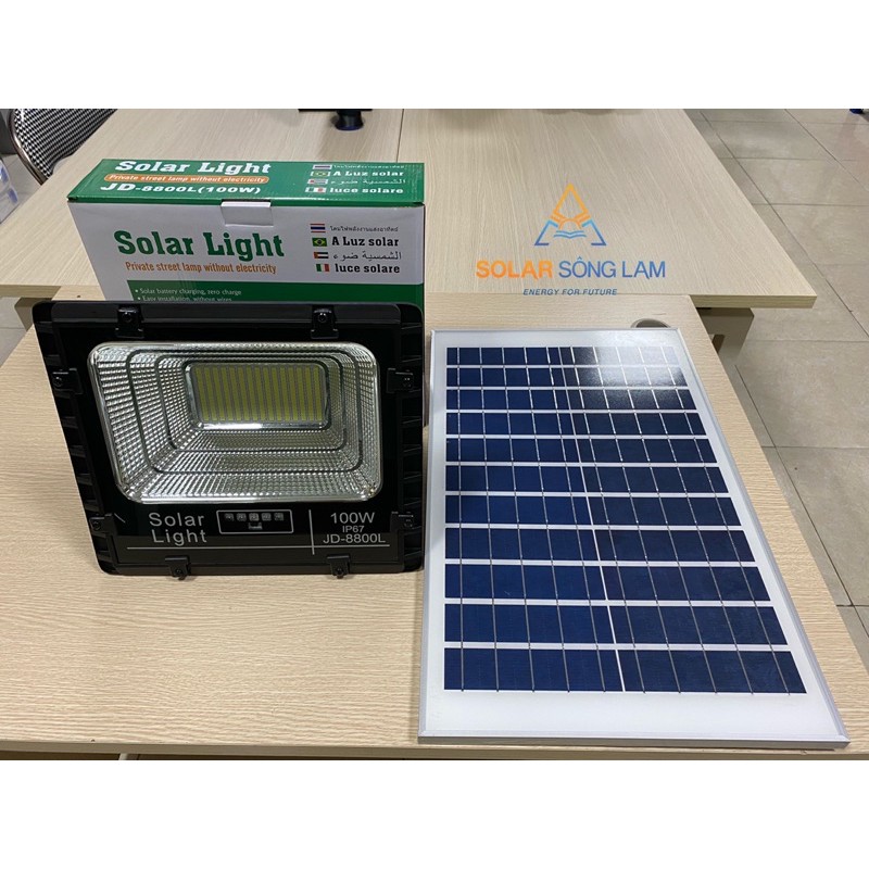 Đèn pha NLMT công suất 100W  JD-8800L