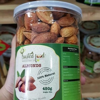 Hạnh nhân rang bơ- Hộp 450gr