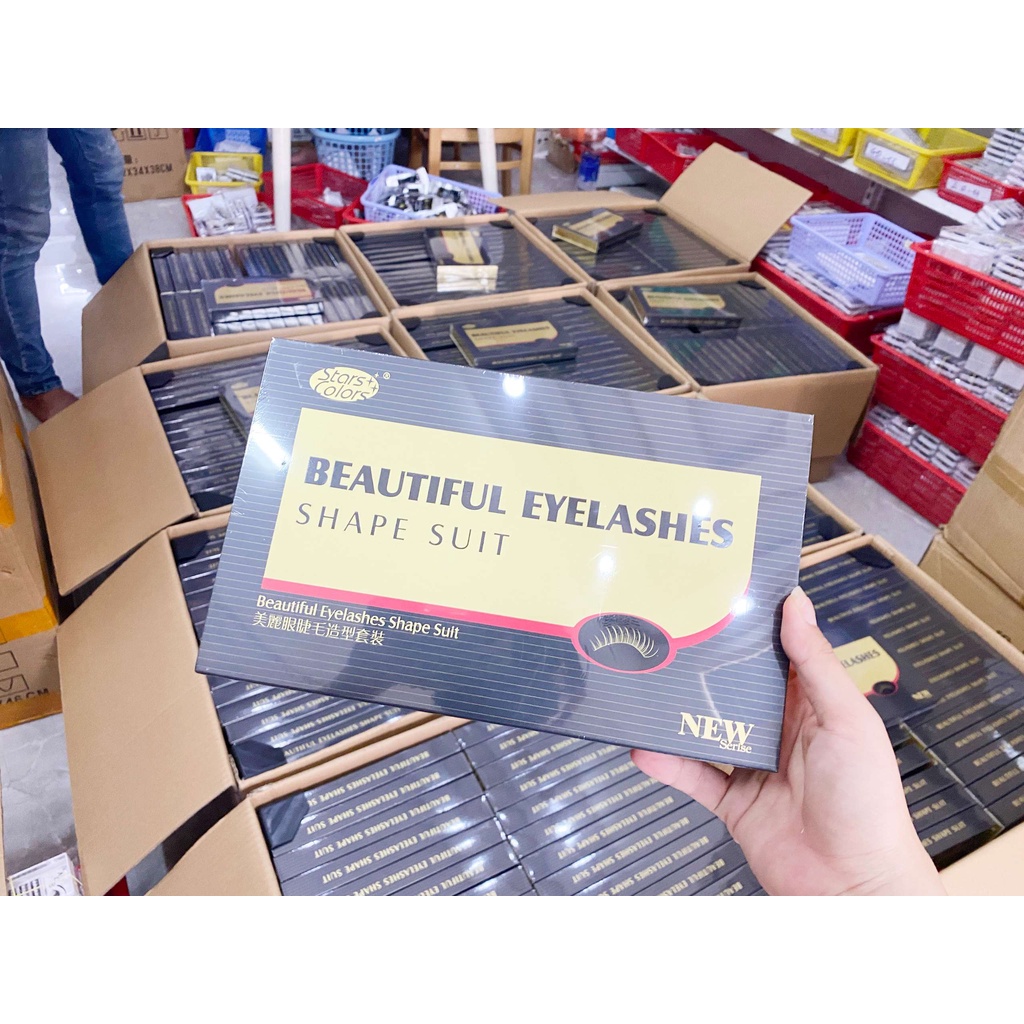 Bộ uốn mi 3d-6d Đen Hàn Quốc-duc-eyelash