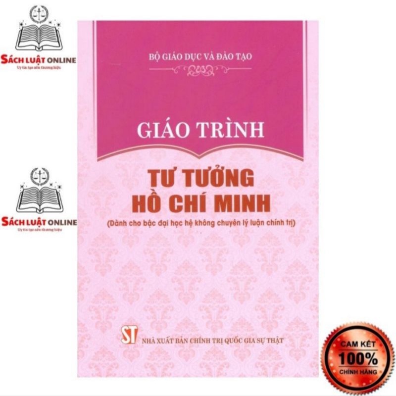 Sách - Combo 2 cuốn Giáo trình tư tưởng Hồ Chí Minh  + Hỏi đáp môn Tư tưởng...