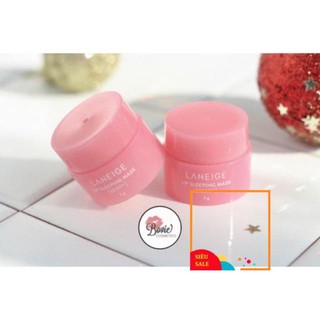 ( Mẫu mới 2019) Mặt nạ môi LANEIGE Lip Sleeping Mask [ Berry] - Mini Size 3gr