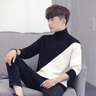 Áo len nam cổ 3p kẻ chéo