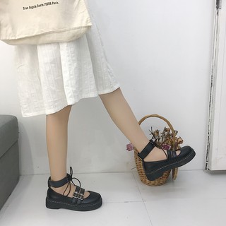 (Có sẵn) Giày búp bê lolita thắt dây