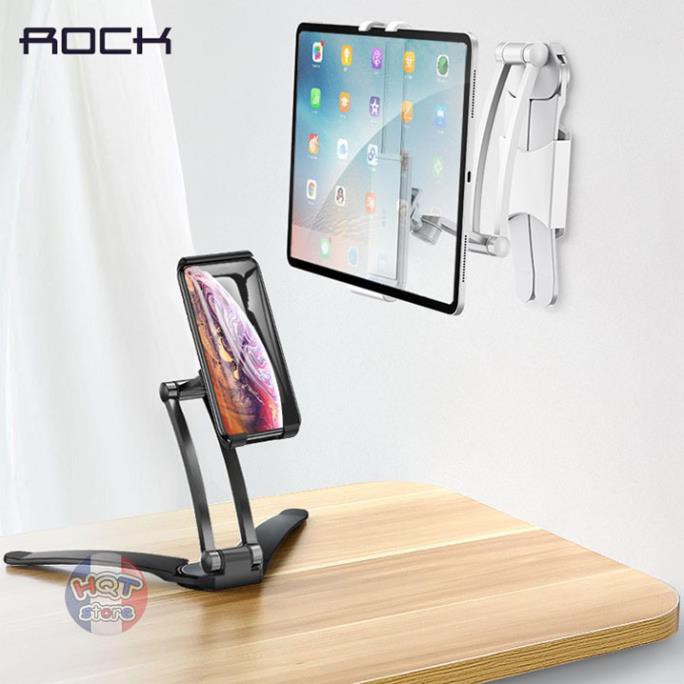 Giá đỡ IPad đa năng để bàn treo tường Rock Suspensible 360 độ