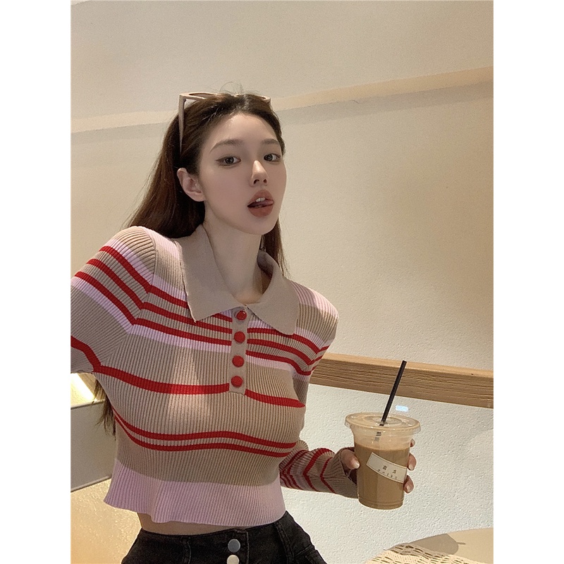 NRVP Áo Sweater Dài Tay Phong Cách Hàn Quốc Sành Điệu Dành Cho Nữ