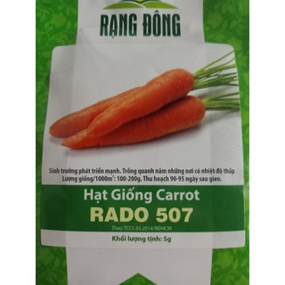 Hạt giống cà rốt