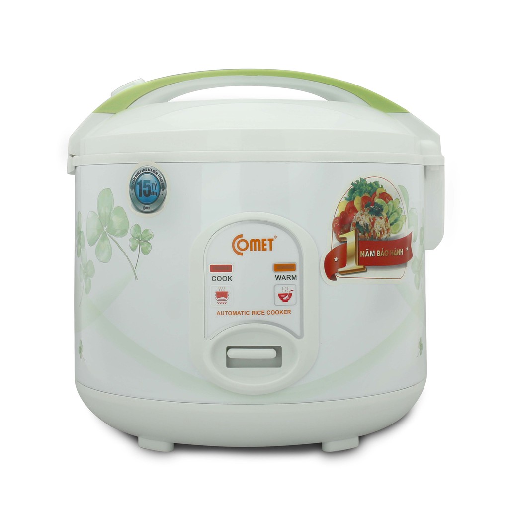 Nồi cơm điện nắp gài 1.8L COMET - CM8016:CM8016NG - Xanh lá | BigBuy360 - bigbuy360.vn