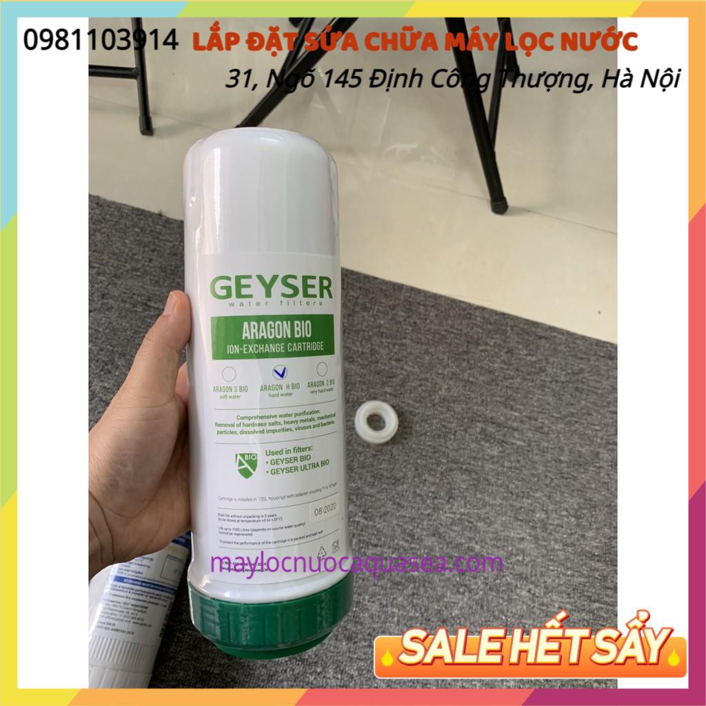 Bộ 3 lõi lọc Số 1,2,3 Máy Lọc nước Nano Geyser Ecotar 4 Chính Hãng👉 Lõi Lọc Máy ECOTAR 4: Ecotar ,Aragon Bio, Disrupto